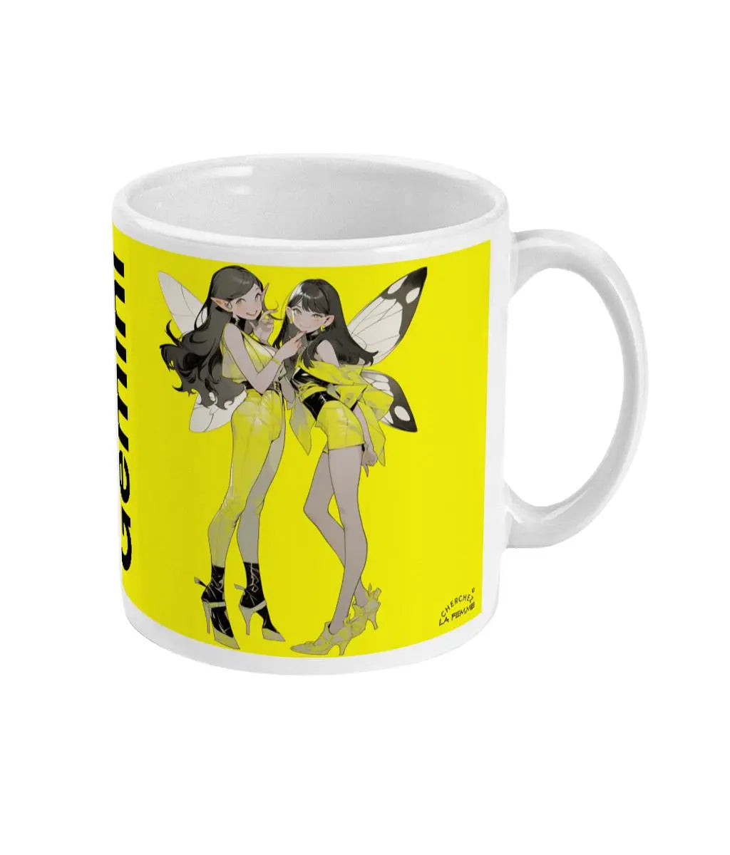 Gemini Anime inspired Mug- Cherchez La Femme brand