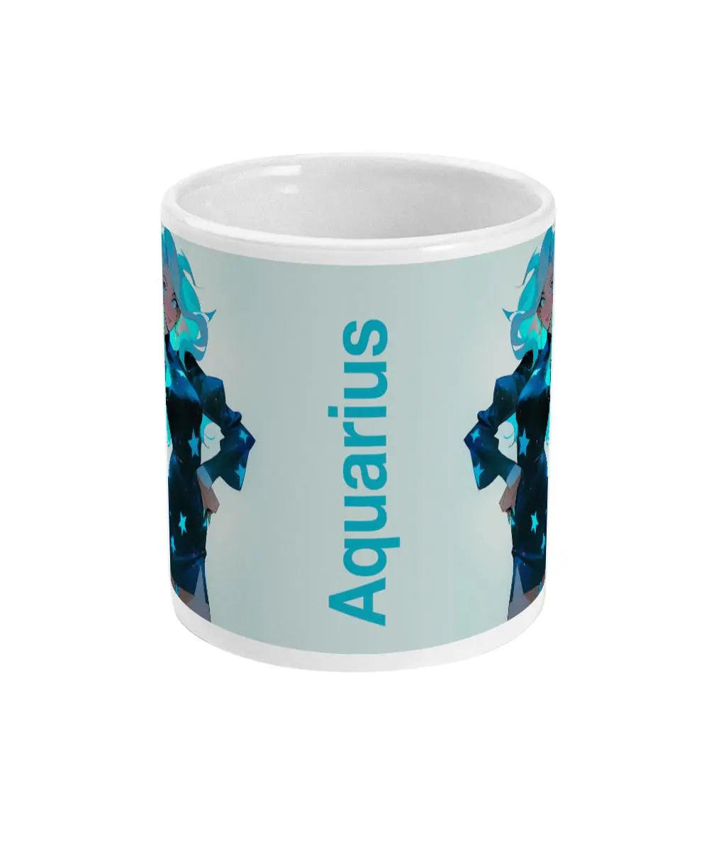 Aquarius Anime Inspired Mug - Embrace Your Uniqueness: Cherchez La Femme brand