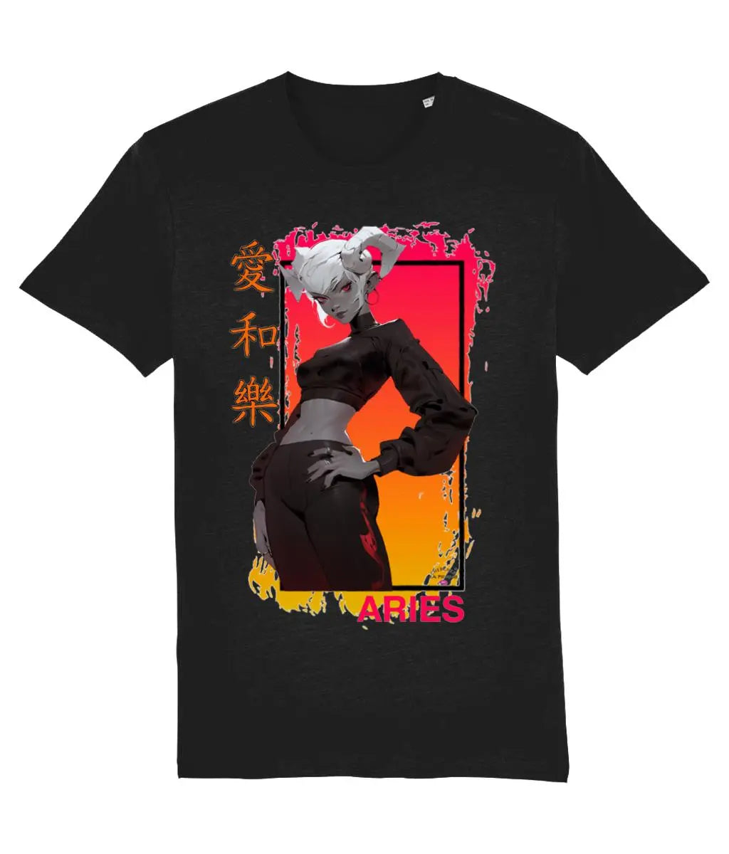 Aries Anime Inspired Organic T-Shirt Cherchez La Femme brand