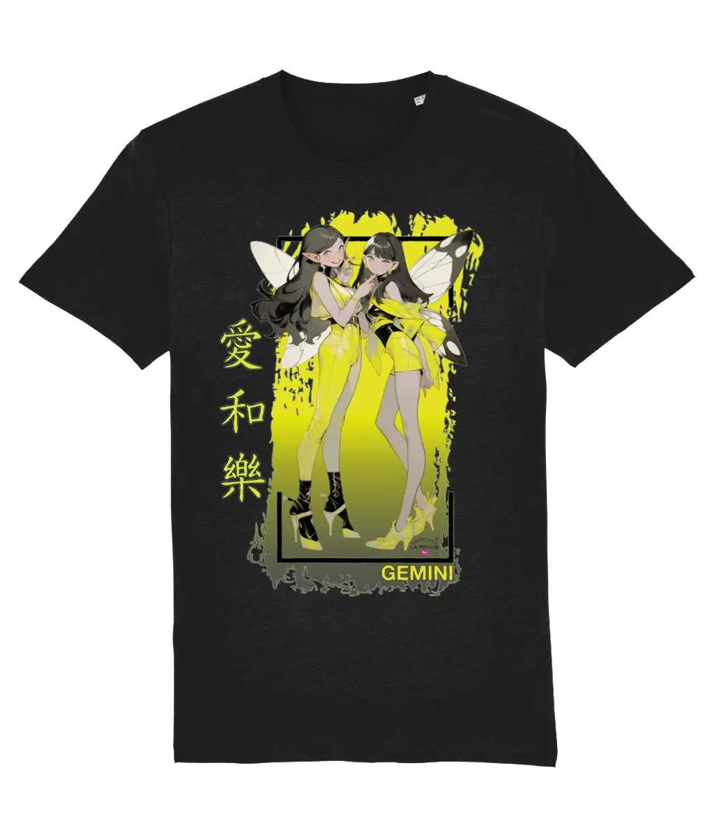 Creator Gemini Anime Inspired Organic T-Shirt Cherchez La Femme brand