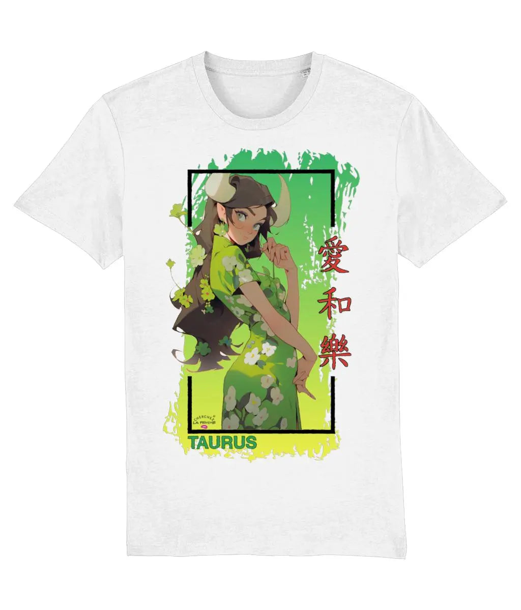 Creator Taurus Anime Inspired Organic T-shirt Cherchez La Femme brand