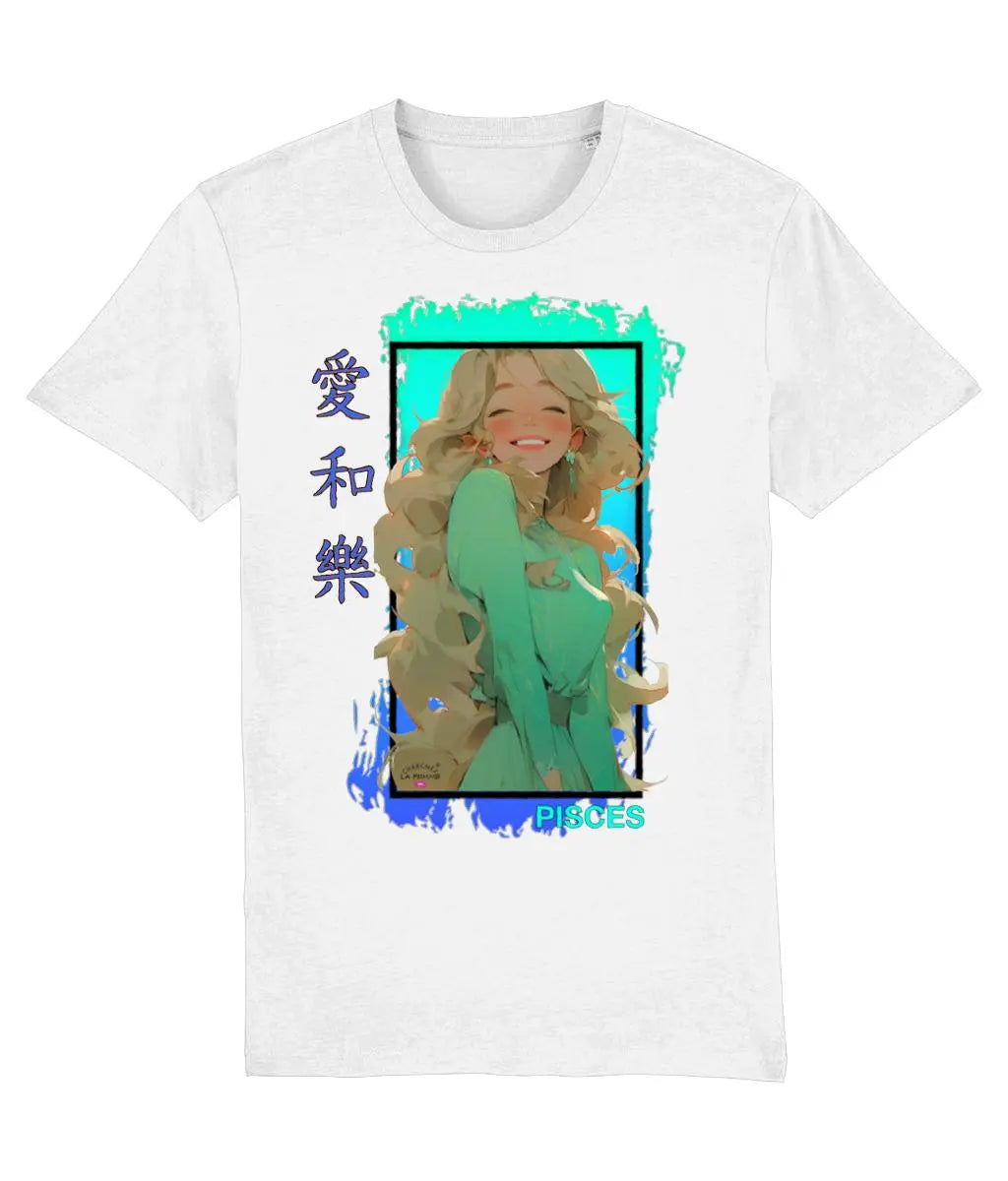 Pisces Anime Inspired Organic T-Shirt Cherchez La Femme brand