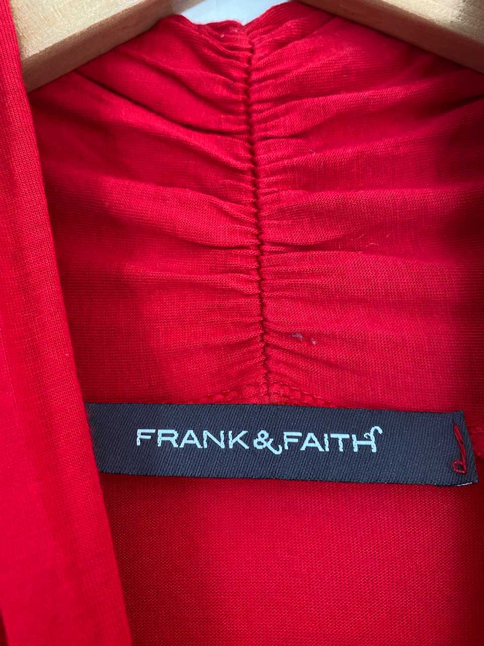 Red Frank & Faith Ethical Bamboo Dress Vivienne Austin
