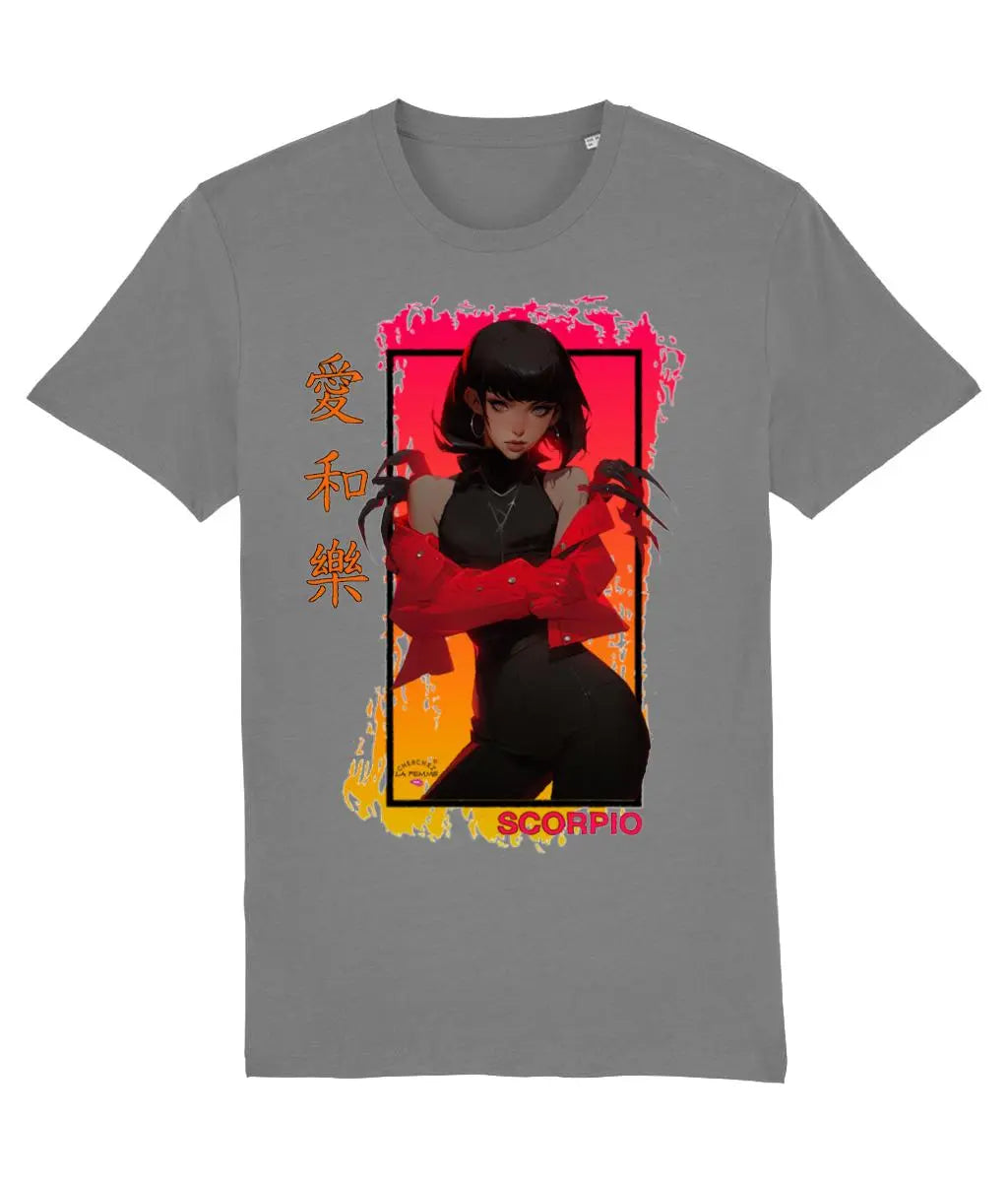 Scorpio Anime Inspired Organic T-shirt Cherchez La Femme brand