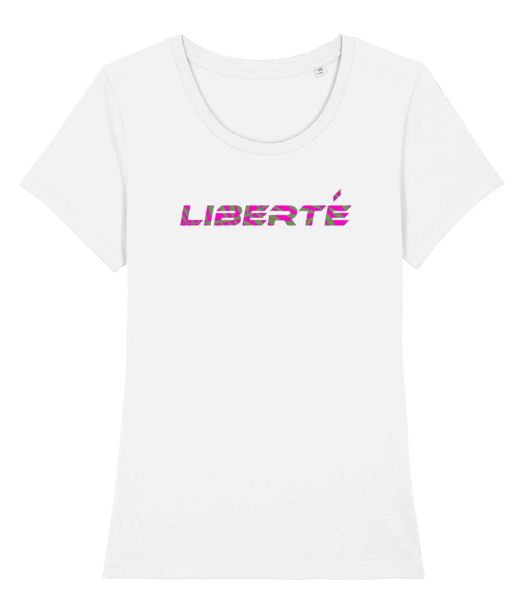 Liberté camouflage print T-shirt-Cherchez La Femme brand