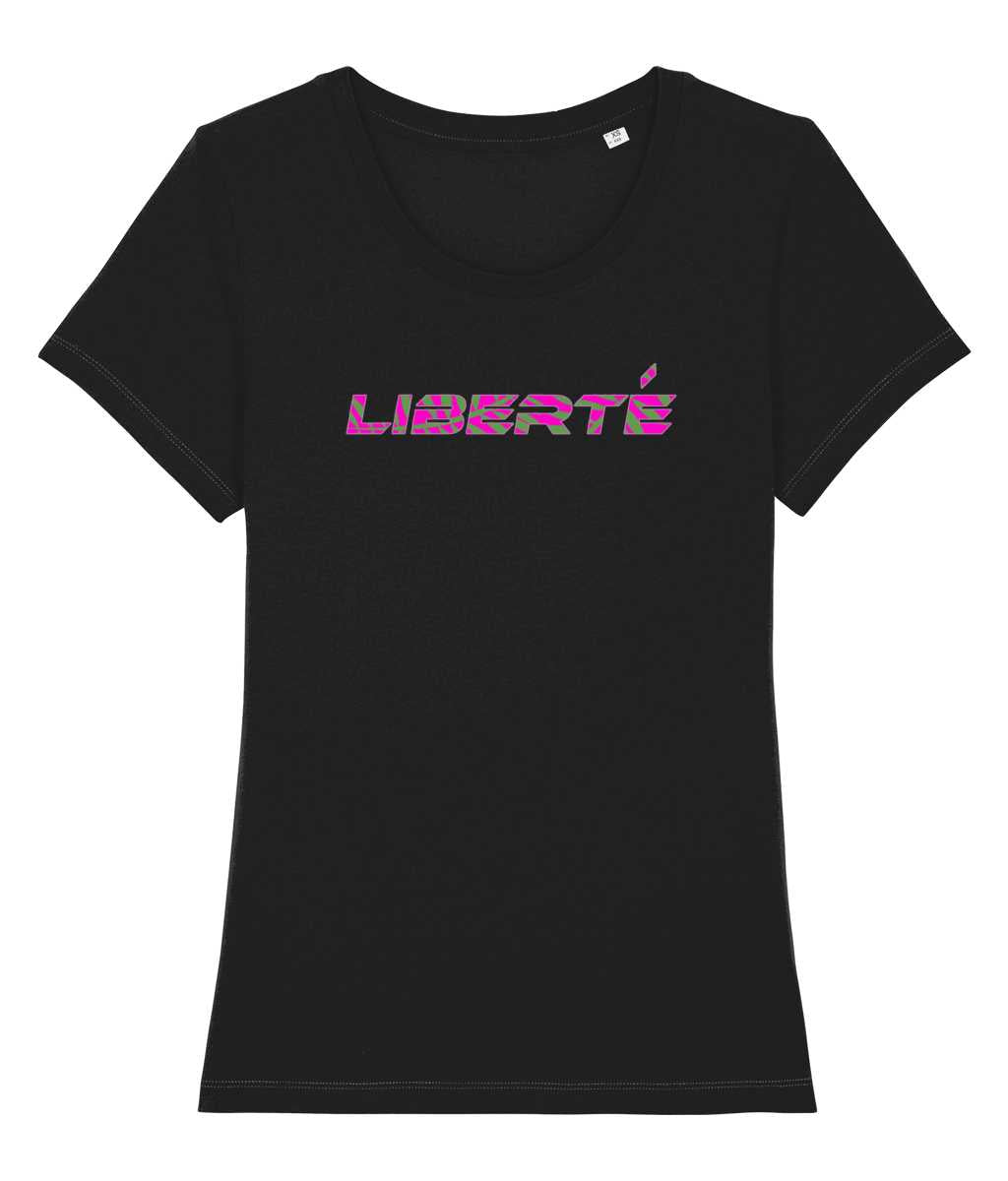 Liberté camouflage print T-shirt-Cherchez La Femme brand