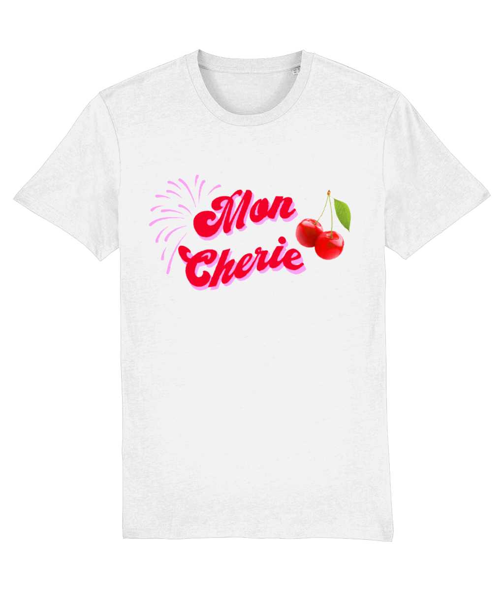 Mon Cherie organic T-Shirt Cherchez La Femme brand
