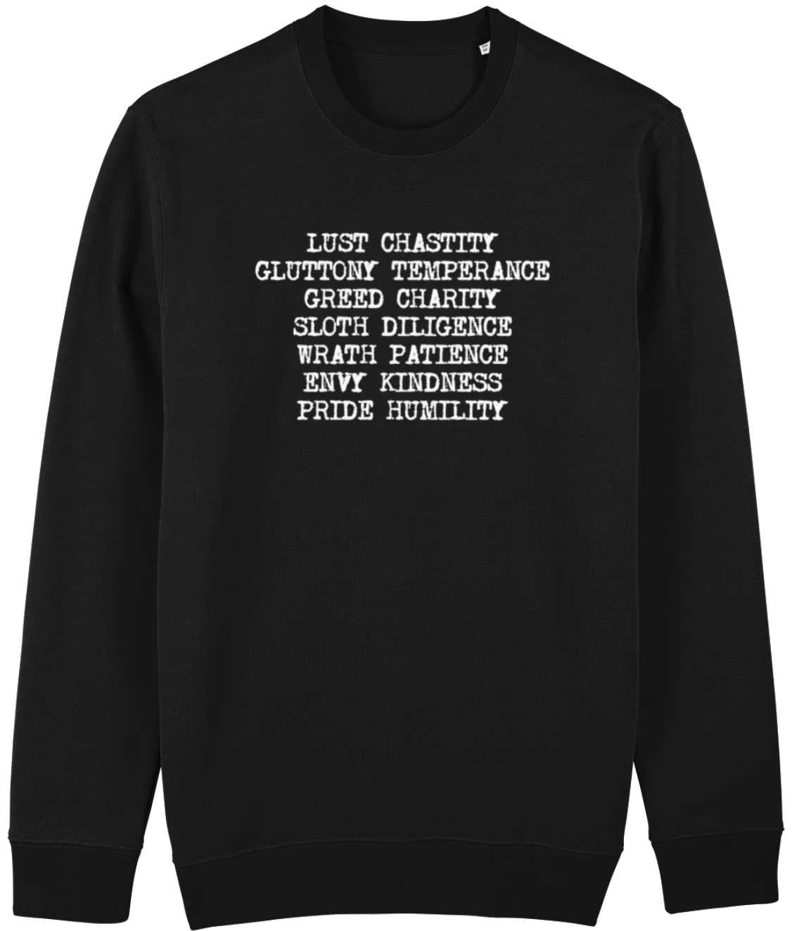 Saints & Sinners non gender sweatshirt Cherchez La Femme brand