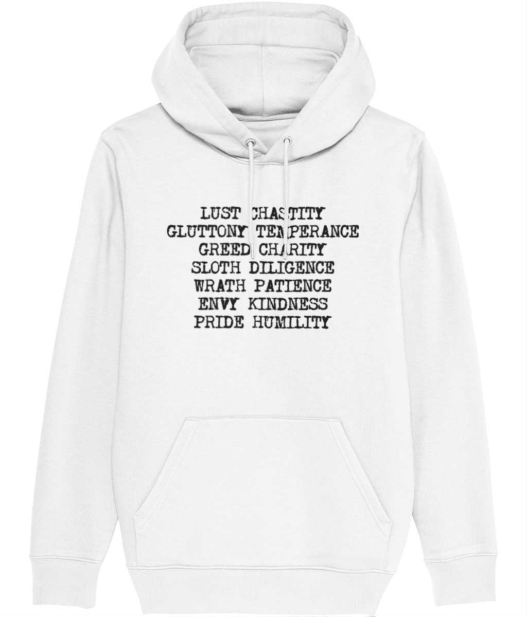 Saints & Sinners organic hoodie Cherchez La Femme brand