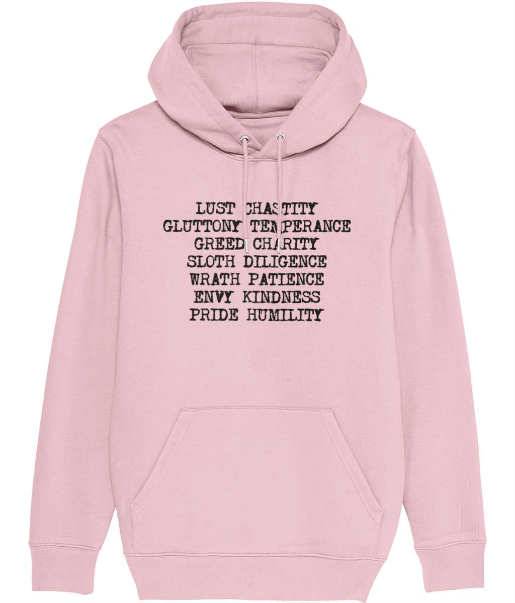 Saints & Sinners organic hoodie Cherchez La Femme brand